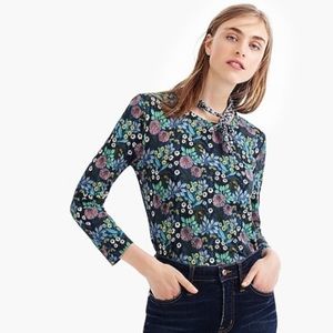 J.Crew X Abigail Borg 3/4 sleeve T-shirt XXS